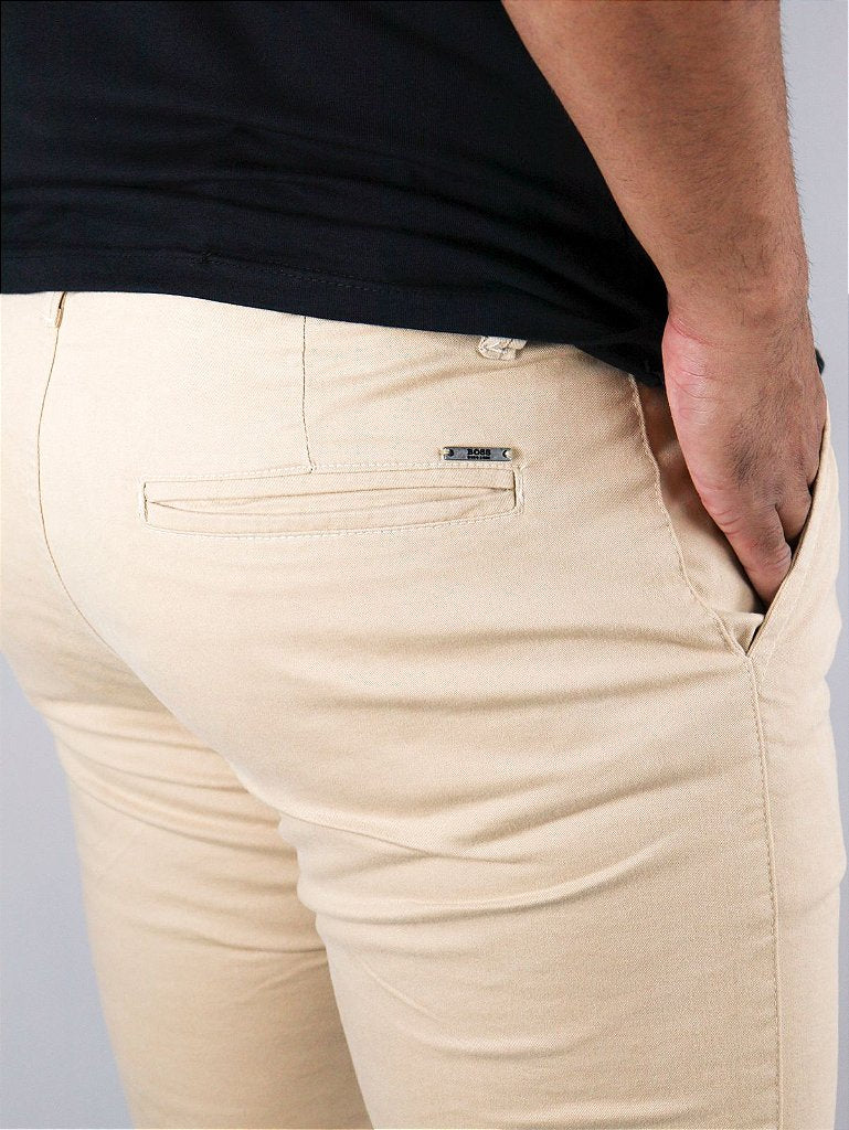 Calça Sarja Boss - Cáqui