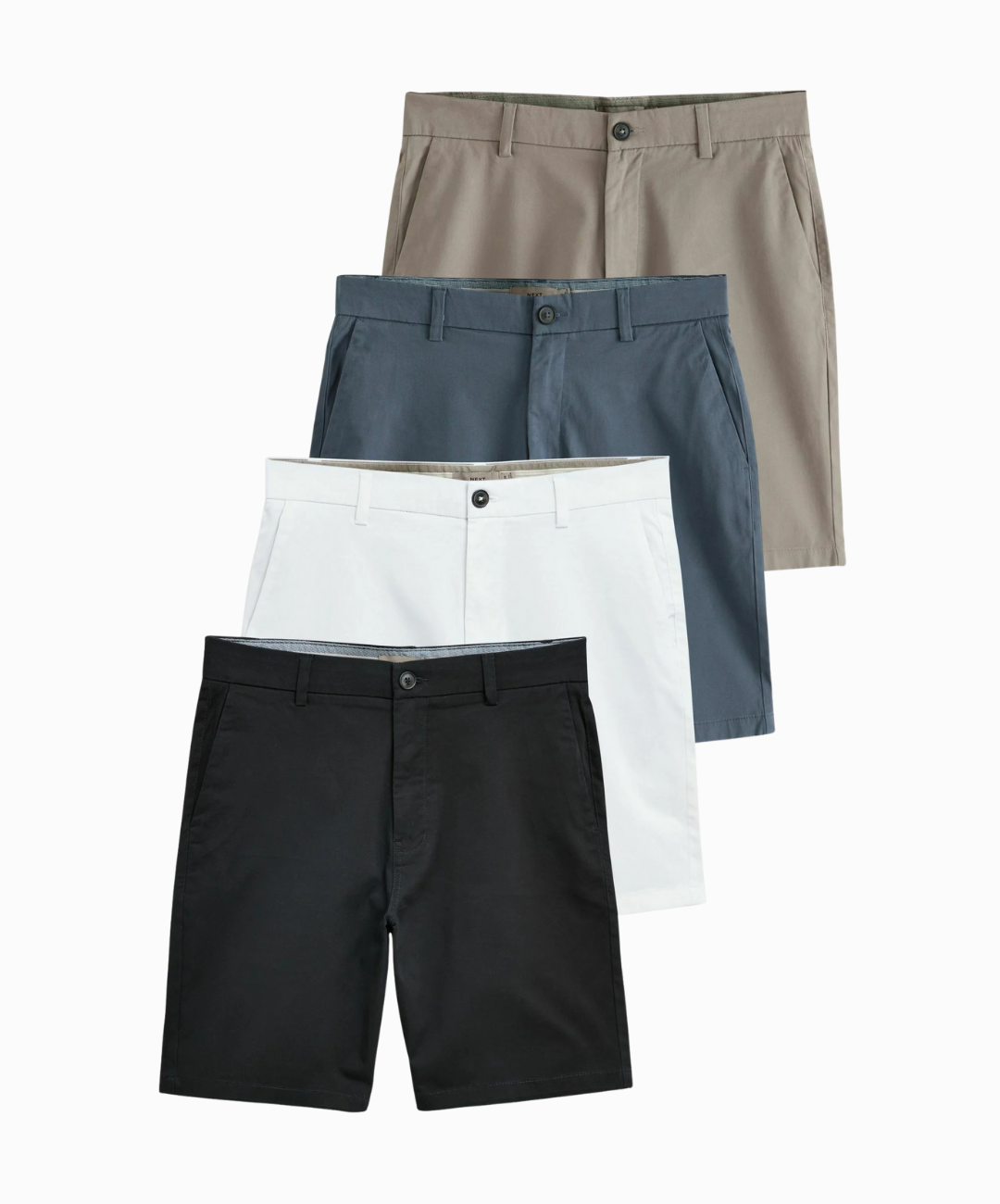 Kit 4 Bermudas Chino Slim Fit Stretch