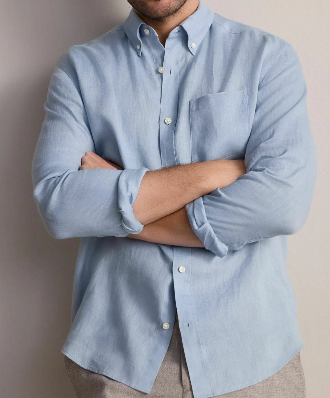 Kit 3 Camisas Sociais Regular Fit Signature em Linho