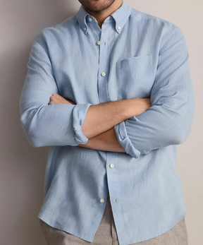 Kit 3 Camisas Sociais Regular Fit Signature em Linho