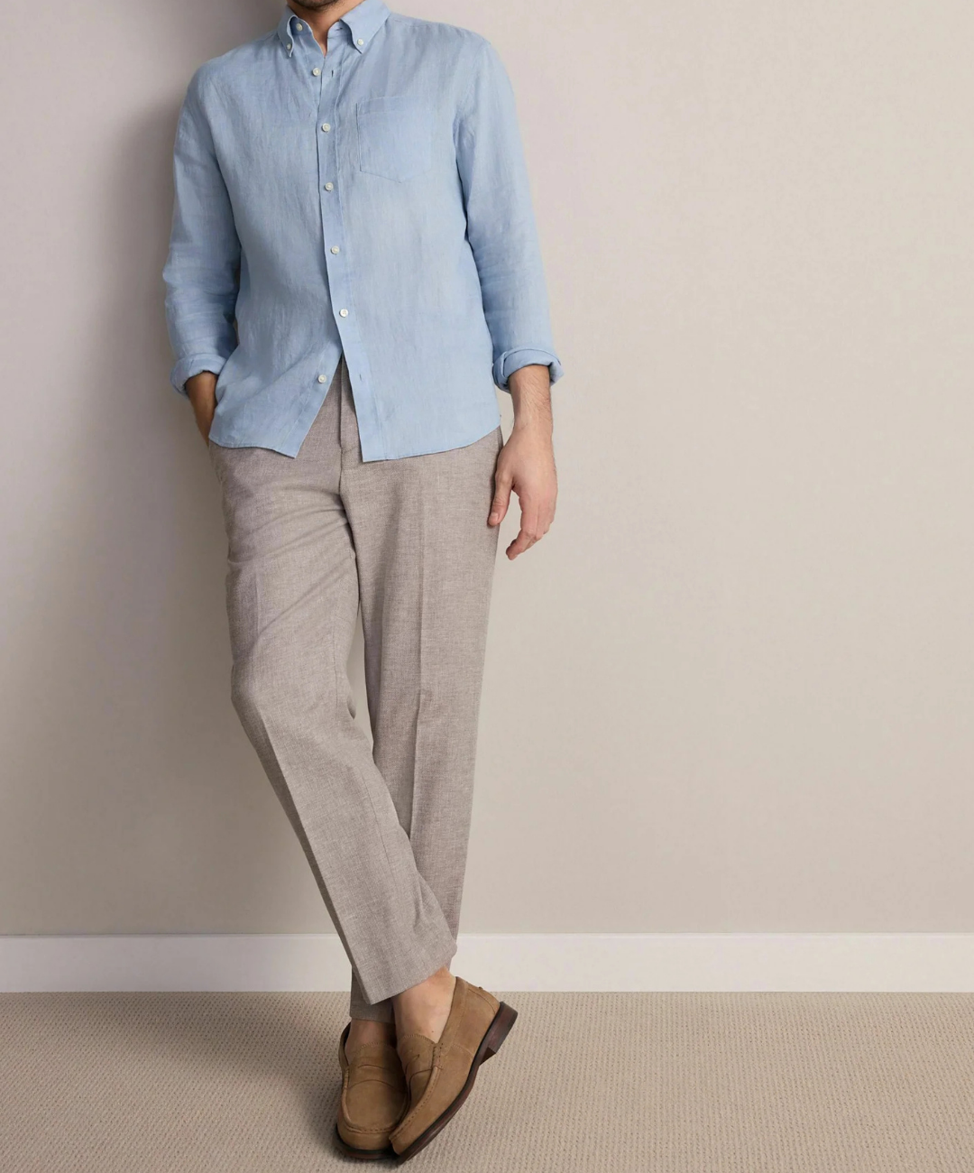 Kit 3 Camisas Sociais Regular Fit Signature em Linho