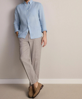 Kit 3 Camisas Sociais Regular Fit Signature em Linho