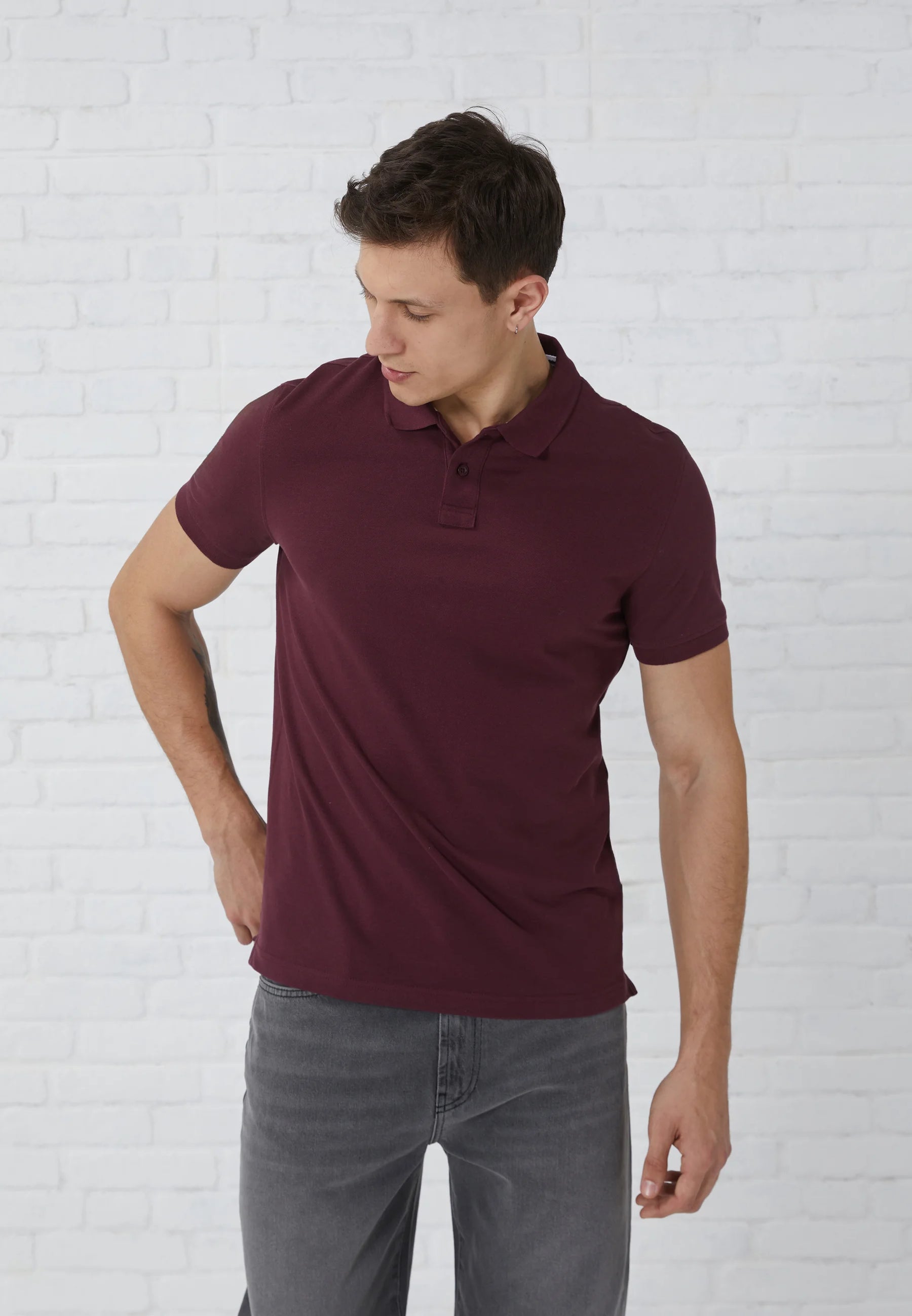 Kit 5 Polo Slim Pier One - LIQUIDAÇÃO