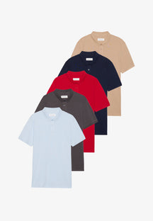 Kit 5 Polo Slim Pier One - LIQUIDAÇÃO