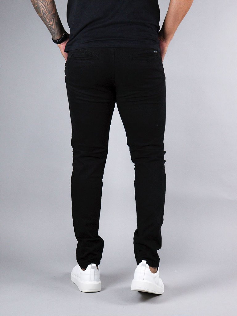 Calça Sarja Boss - Preta